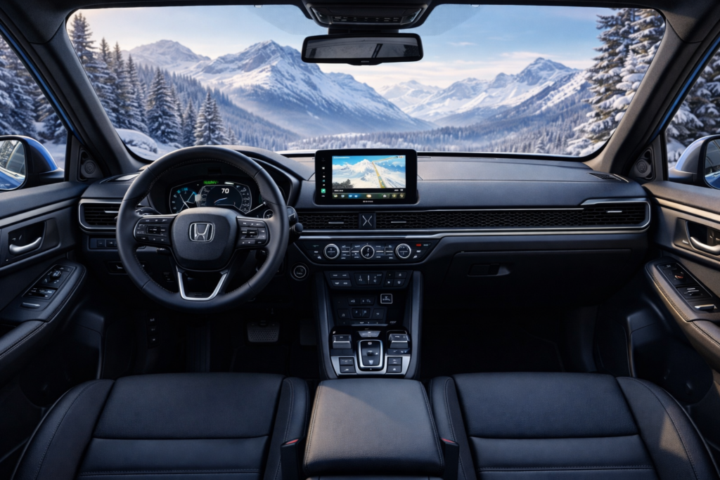 2026 Honda CR-V Hybrid Sport Touring interior dashboard