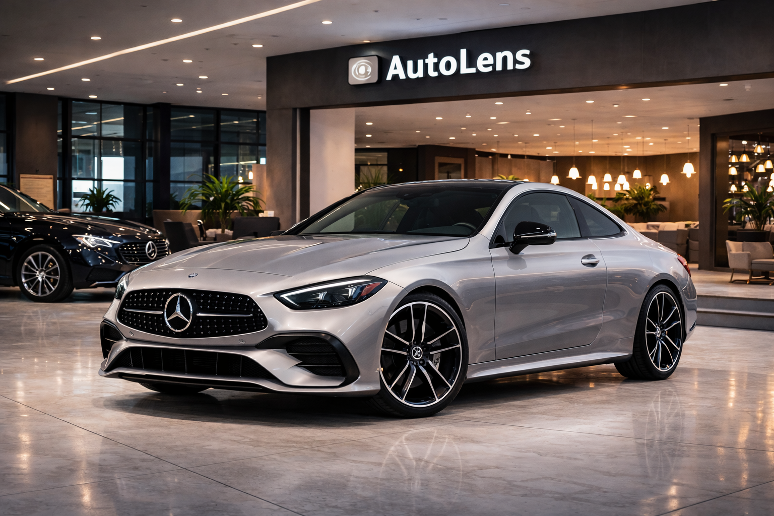 Mercedes-Benz CLE-Class rims and tires side profile