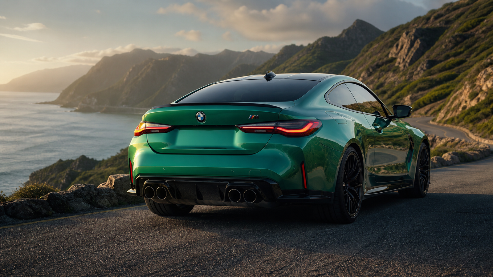 2026 BMW M4 Competition xDrive coupe side profile